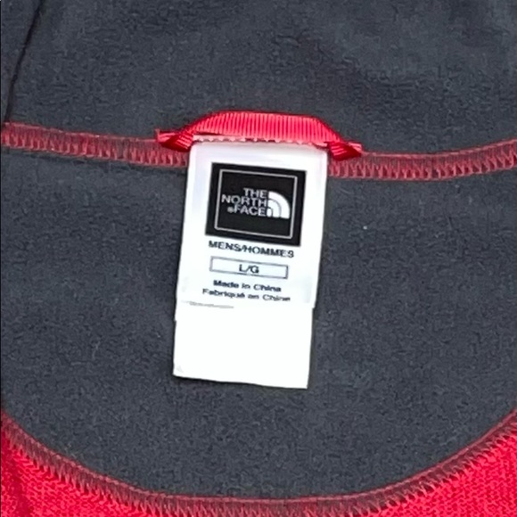 Vintage THE NORTH FACE Wool Sweater 1/4 Zip GREAT COLOR Men’s LARGE - Picture 7 of 7
